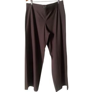Eileen Fisher Brown Wide Leg Pants